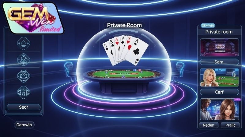 Game bài trực tuyến có phòng chơi riêng Gemwin đẳng cấp 1 game bai truc tuyen co phong choi rieng gemwin